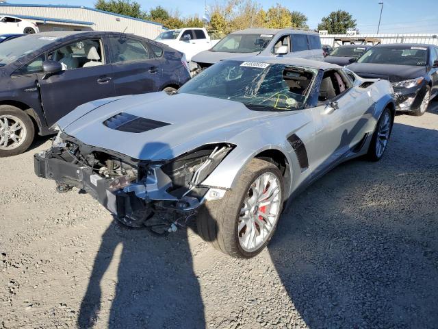 1G1YS2D69G5601291 - 2016 CHEVROLET CORVETTE Z SILVER photo 2