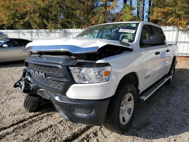 1C6RREGT5KN****** - 2019 RAM 1500 TRADE WHITE photo 2