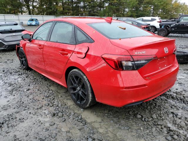 2HGFE2F56NH546316 - 2022 HONDA CIVIC SPOR 红色 照片 3