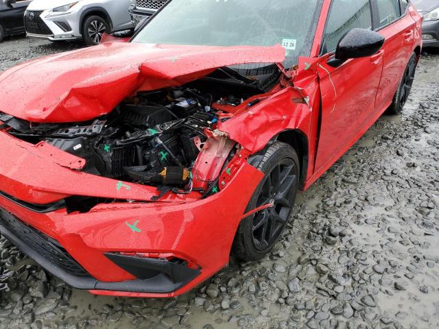 2HGFE2F56NH546316 - 2022 HONDA CIVIC SPOR RED photo 9