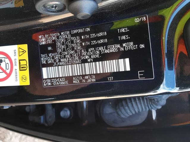 JTJYARBZ3J2105683 - 2018 LEXUS NX 300 BAS 黑色 照片 10