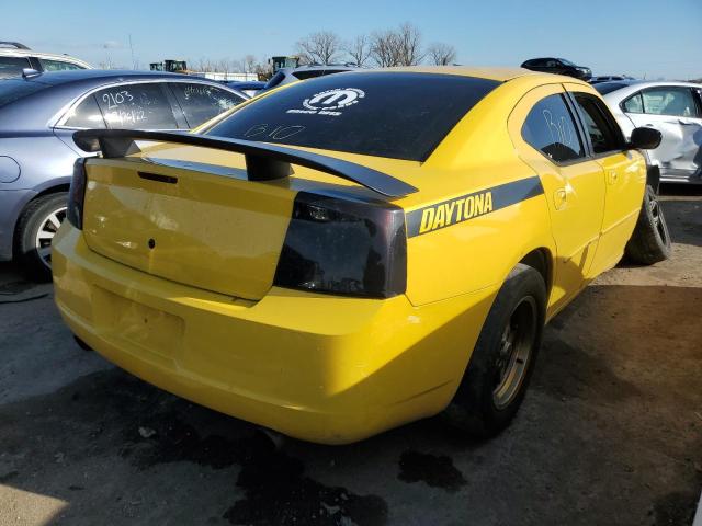 2B3KA53HX6H385433 - 2006 DODGE CHARGER R/ YELLOW photo 4