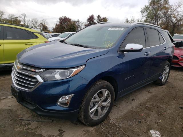 2GNAXXEV9K6219747 - 2019 CHEVROLET EQUINOX PR BLUE photo 2