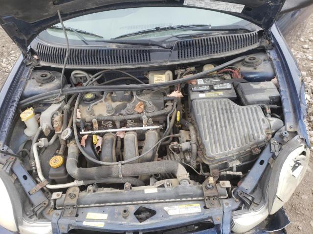 1B3ES26C12D572141 - 2002 DODGE NEON BLUE photo 7