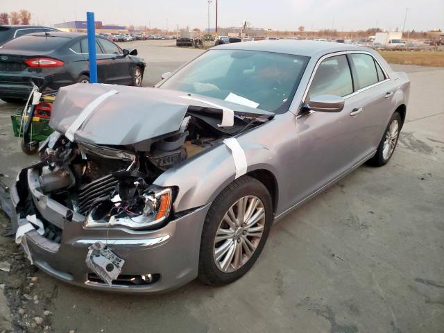 2C3CCARG6EH381466 - 2014 CHRYSLER 300 BLACK photo 2