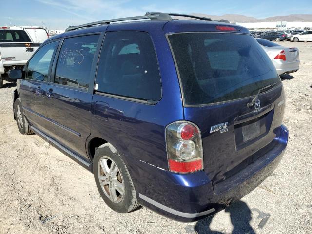 JM3LW28J860563558 - 2006 MAZDA MPV WAGON BLUE photo 3