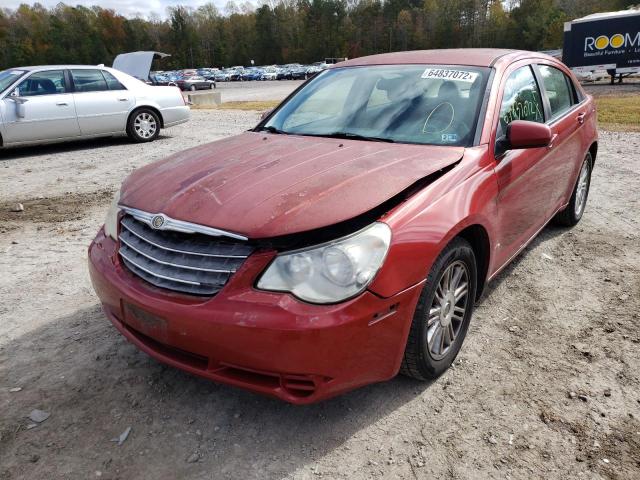 1C3LC46KX7N501886 - 2007 CHRYSLER SEBRING RED photo 2