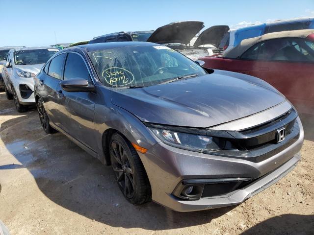 19XFC2F82KE000358 - 2019 HONDA CIVIC SPOR GRAY photo 1
