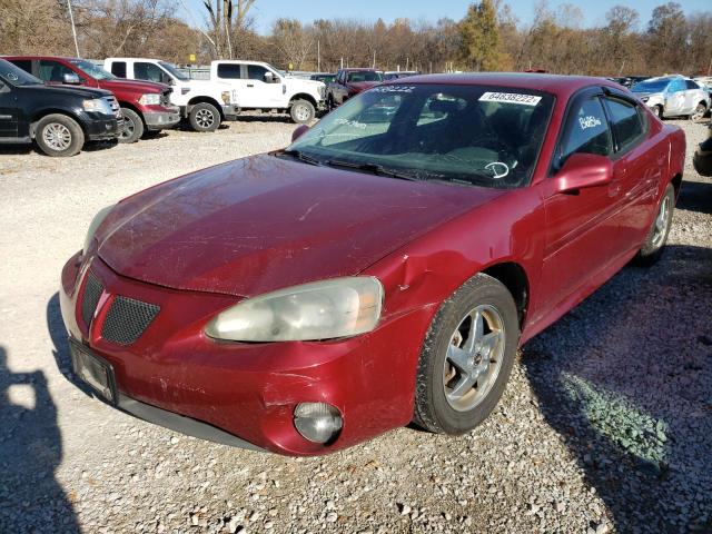 2G2WS522741167535 - 2004 PONTIAC GRAND PRIX წითელი ფოტო 2