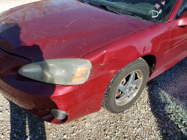 2G2WS522741167535 - 2004 PONTIAC GRAND PRIX წითელი ფოტო 9