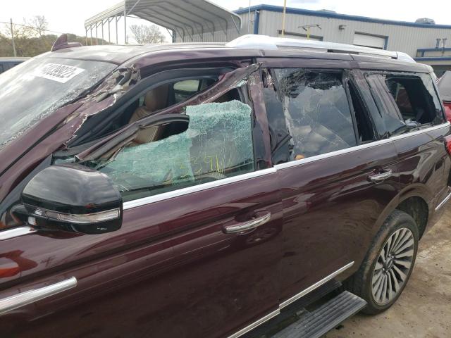5LMJJ2LT2KEL25007 - 2019 LINCOLN NAVIGATOR 栗色 照片 9