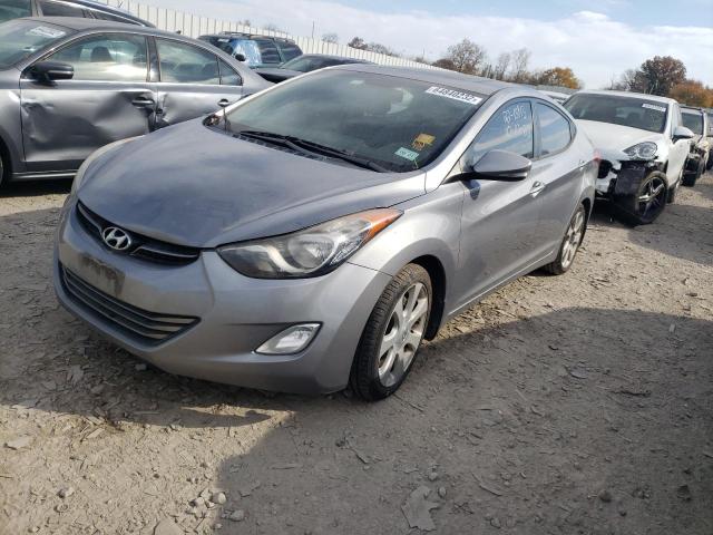 KMHDH4AE2CU468428 - 2012 HYUNDAI ELANTRA GL SILVER photo 2