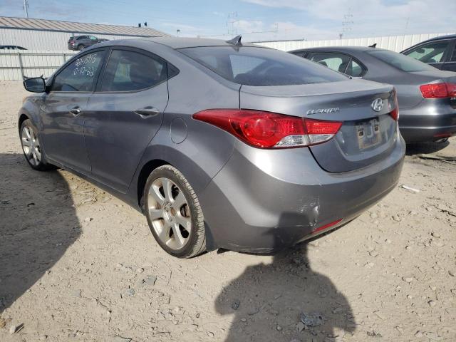 KMHDH4AE2CU468428 - 2012 HYUNDAI ELANTRA GL SILVER photo 3