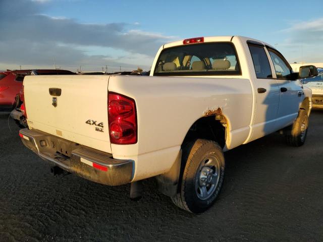 1D7KS28C87J545807 - 2007 DODGE RAM 2500 S WHITE photo 4