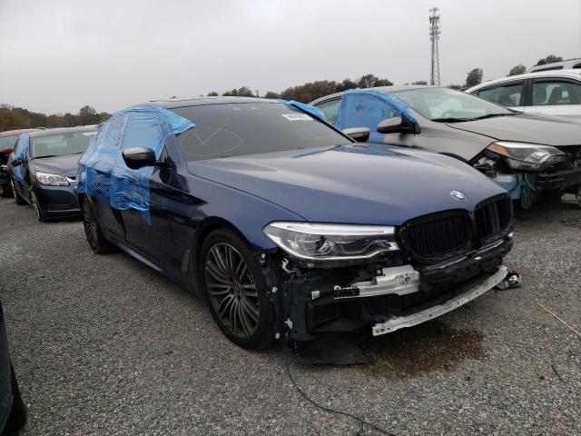 WBAJB9C58KB464961 - 2019 BMW M550XI BLUE photo 1