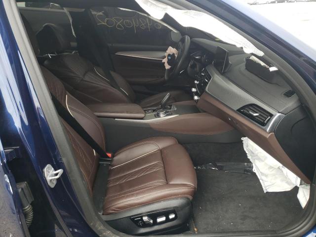 WBAJB9C58KB464961 - 2019 BMW M550XI BLUE photo 5
