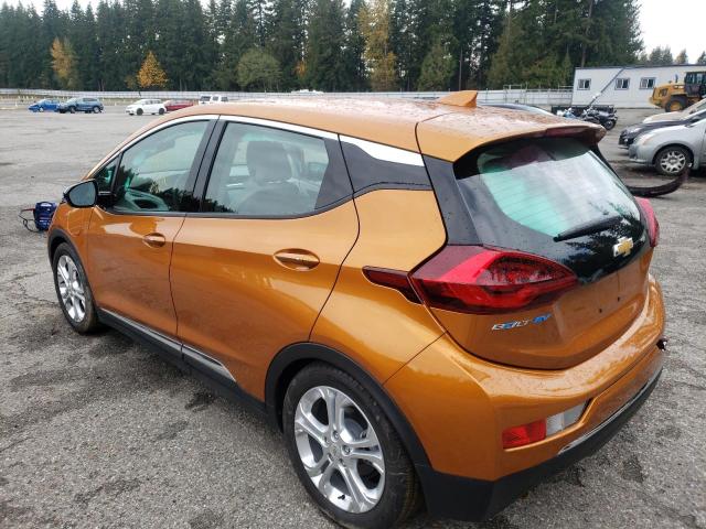 1G1FW6S02J4122208 - 2018 CHEVROLET BOLT EV LT ORANGE photo 3