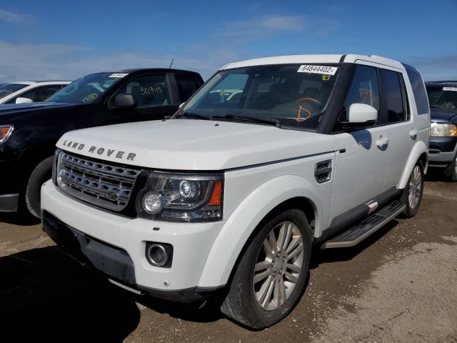 SALAK2V64FA758569 - 2015 LAND ROVER LR4 HSE LU WHITE photo 2