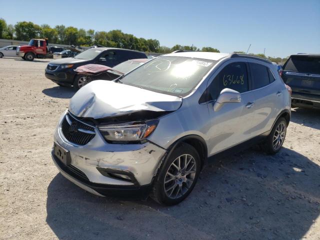 KL4CJ1SB3JB539355 - 2018 BUICK ENCORE SPO SILVER photo 2