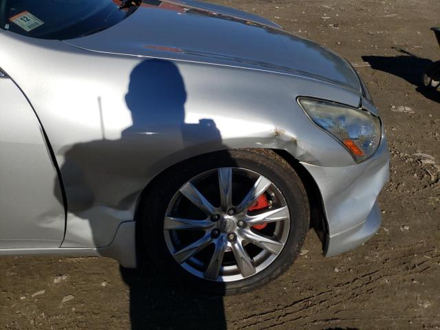 JN1CV6AR3BM407436 - 2011 INFINITI G37 SILVER photo 9