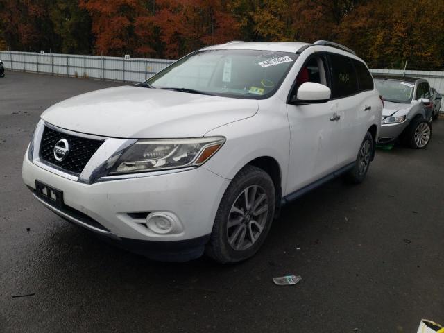 5N1AR2MN4DC658237 - 2013 NISSAN PATHFINDER WHITE photo 2