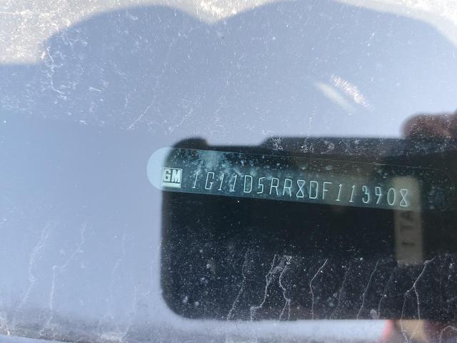 1G11D5RR8DF113908 - 2013 CHEVROLET MALIBU 1LT თეთრი ფოტო 10