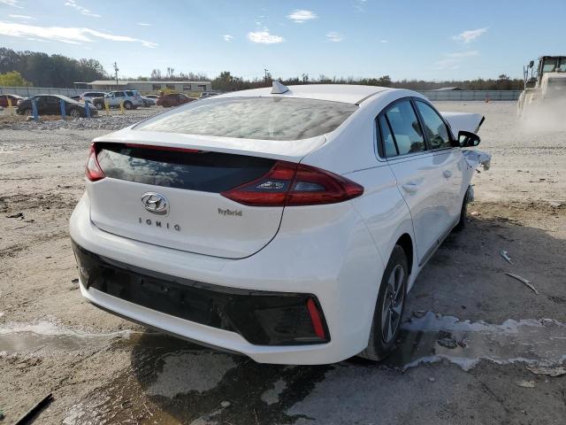 KMHC75LC8HU019701 - 2017 HYUNDAI IONIQ SEL WHITE photo 4