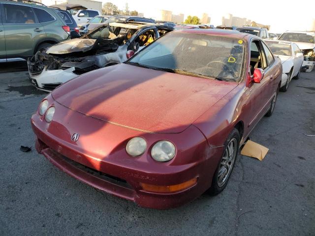 JH4DC43501S005422 - 2001 ACURA INTEGRA BURGUNDY photo 2