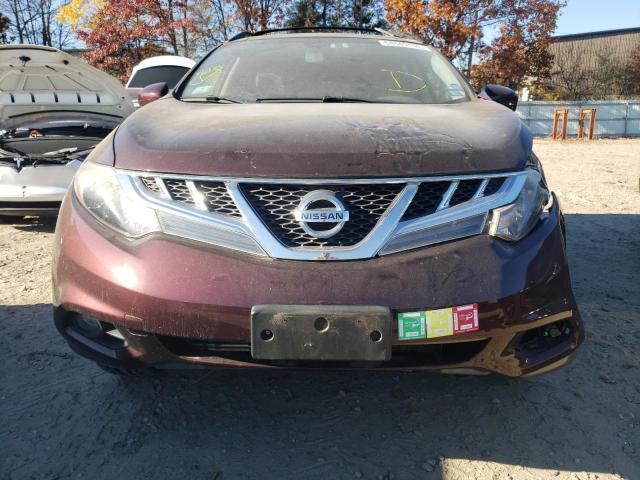 JN8AZ1MW3EW519261 - 2014 NISSAN MURANO S MAROON photo 9