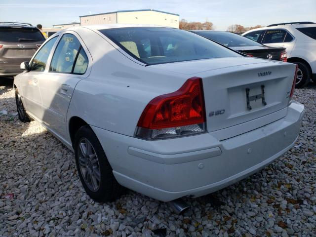 YV1RH592062532244 - 2006 VOLVO S60 2.5T WHITE photo 3