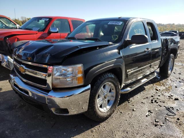 1GCEK29J19Z279622 - 2009 CHEVROLET SILVER1500 BLACK photo 2