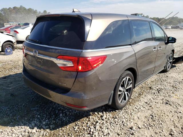 5FNRL6H9XKB004047 - 2019 HONDA ODYSSEY EL GRAY photo 4