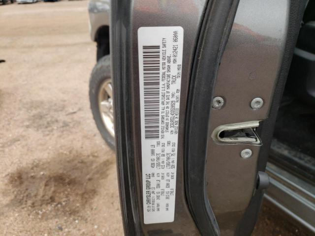 3C6UR5DL4DG520929 - 2013 RAM 2500 SLT GRAY photo 10