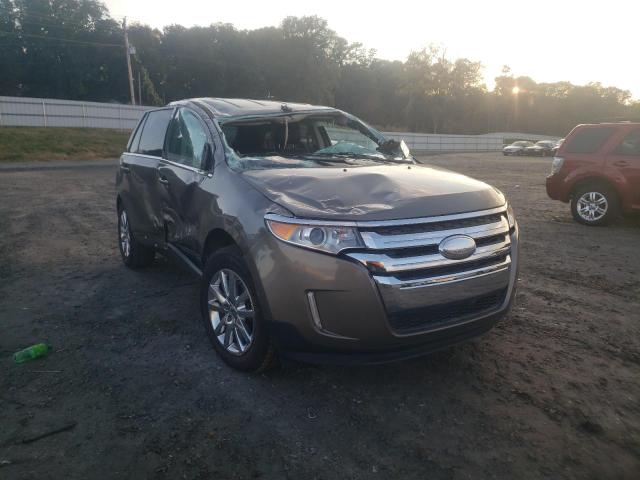 2FMDK3KC8DBA62606 - 2013 FORD EDGE LIMIT GRAY photo 1