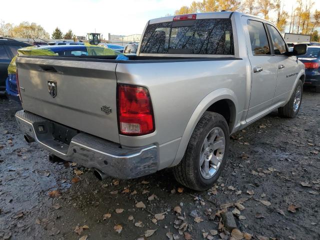 1C6RD6NT9CS281880 - 2012 DODGE RAM 1500 L SILVER photo 4