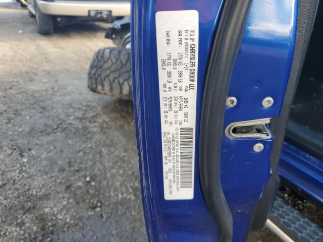 1C6RR7GTXES253545 - 2014 RAM 1500 SLT BLUE photo 10