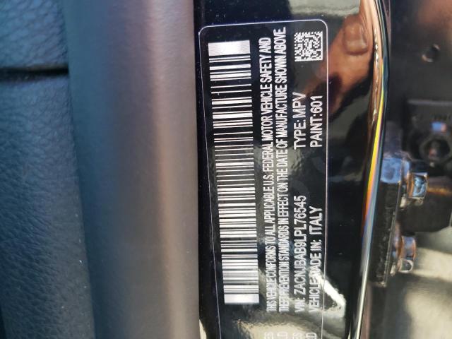 ZACNJBAB9LPL76545 - 2020 JEEP RENEGADE S BLACK photo 10