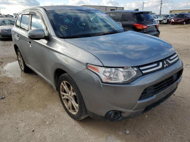 JA4AD3A30EZ019079 - 2014 MITSUBISHI OUTLANDER GRAY photo 1