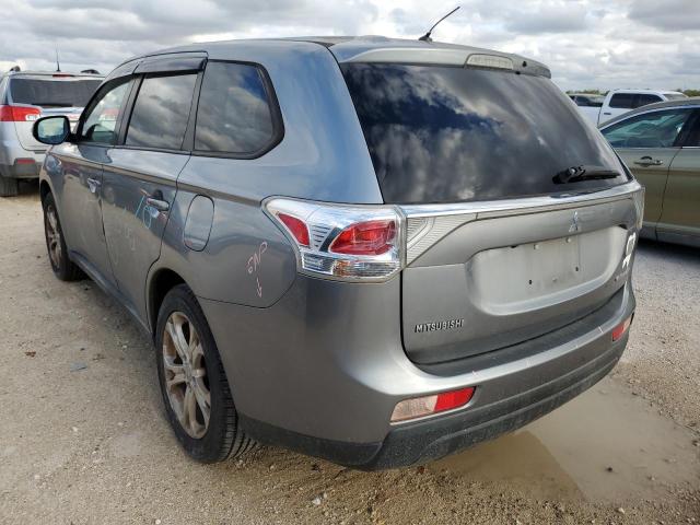 JA4AD3A30EZ019079 - 2014 MITSUBISHI OUTLANDER GRAY photo 3