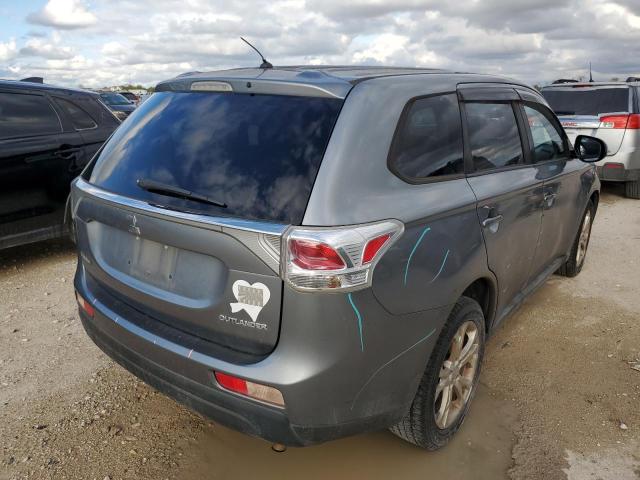 JA4AD3A30EZ019079 - 2014 MITSUBISHI OUTLANDER GRAY photo 4