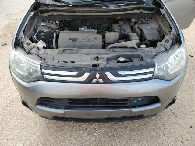 JA4AD3A30EZ019079 - 2014 MITSUBISHI OUTLANDER GRAY photo 7