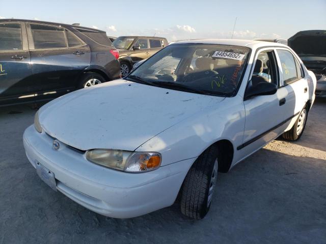 1Y1SK5283YZ415268 - 2000 CHEVROLET GEO PRIZM თეთრი ფოტო 2