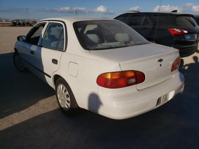 1Y1SK5283YZ415268 - 2000 CHEVROLET GEO PRIZM თეთრი ფოტო 3