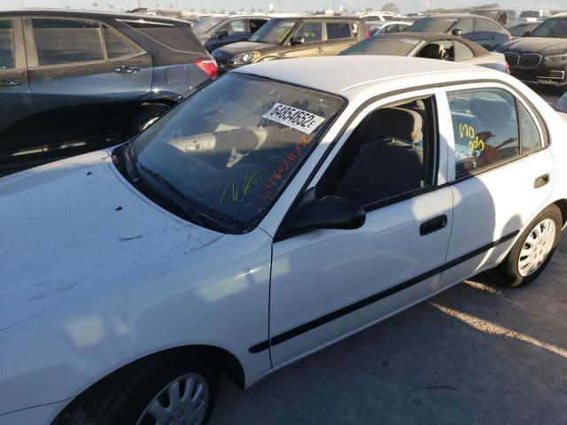 1Y1SK5283YZ415268 - 2000 CHEVROLET GEO PRIZM თეთრი ფოტო 9