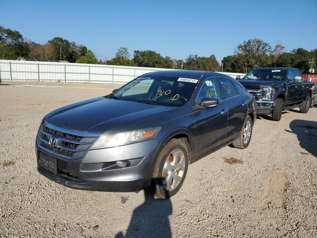 5J6TF1H57AL002985 - 2010 HONDA ACCORD CRO GRAY photo 2