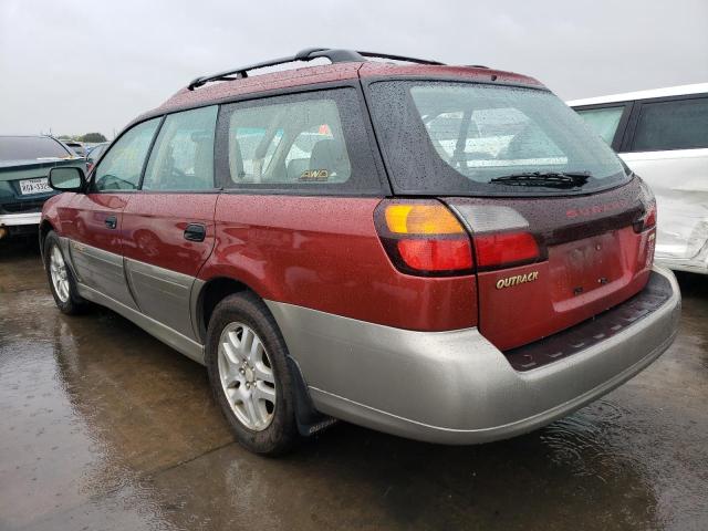 4S3BH675037656491 - 2003 SUBARU LEGACY OUT RED photo 3