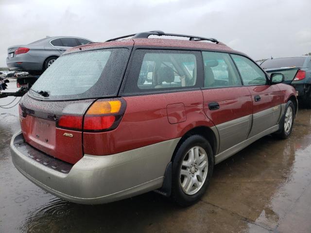 4S3BH675037656491 - 2003 SUBARU LEGACY OUT RED photo 4