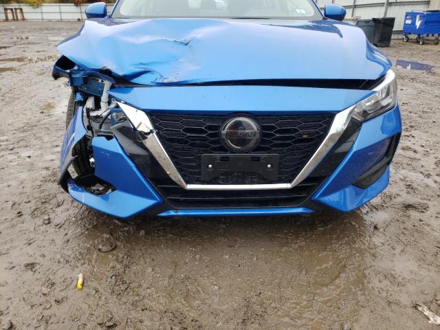 3N1AB8CV8NY258268 - 2022 NISSAN SENTRA SV BLUE photo 9