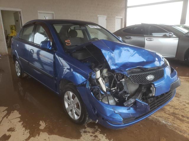 KNADE223096459199 - 2009 KIA RIO BASE BLUE photo 1