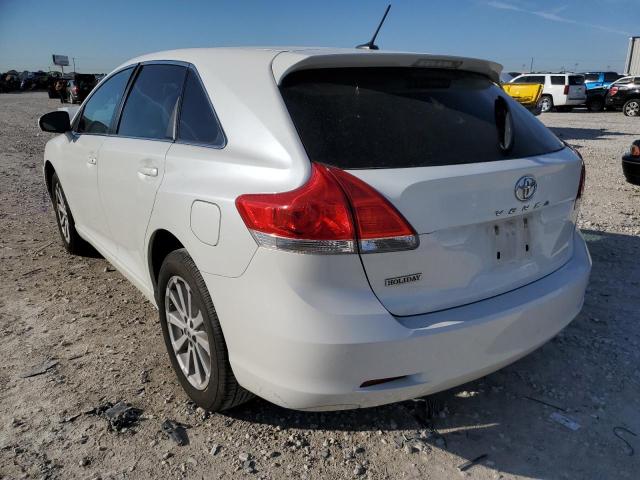 4T3ZA3BB0BU051646 - 2011 TOYOTA VENZA WHITE photo 3